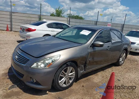 2011 Infiniti G37 из США, поврежденный, VIN JN1CV6AR2BM407220